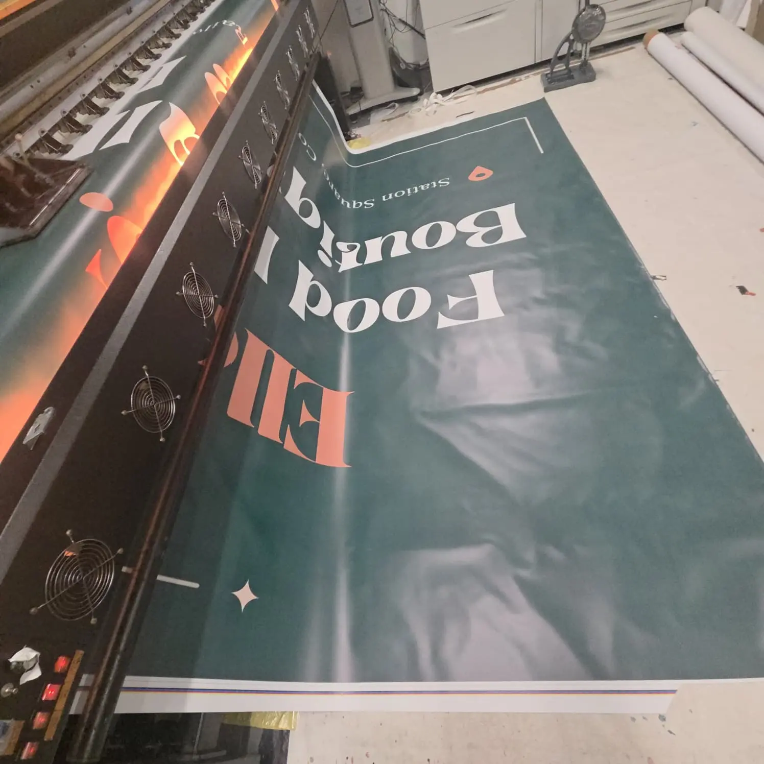Large format billboard printing process for Coventry installation project UK